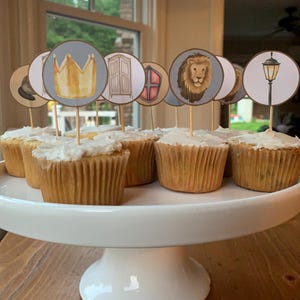 Decorazioni per cupcake "Le cronache di Narnia"
