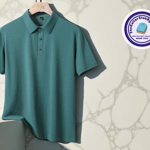 Stretchy Quick-Dry Polo Shirt for Men | Short-Sleeve Button Collared Top | Breathable Summer Wear | Lightweight Casual Tee