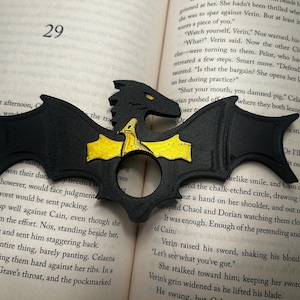 Dragon Pageholder for books - Fourth Wing Inspired, Tairn & Andarna