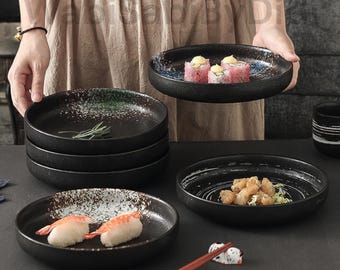 Japanese Ceramic Sushi Plates: Traditional Asian Dinnerware
