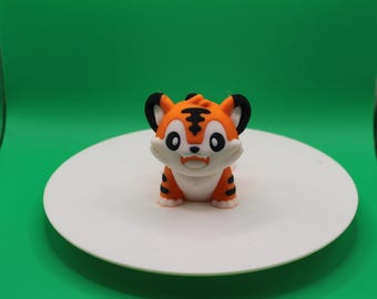 Articulated tiger fidget sensory toy