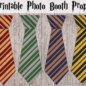 Harry Potter Photo Booth Props Customizable Template Instant Dow
