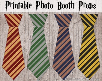 Wizard Themed Photo Booth Props PRINTABLES, Instant Download, SVG File, PDF  