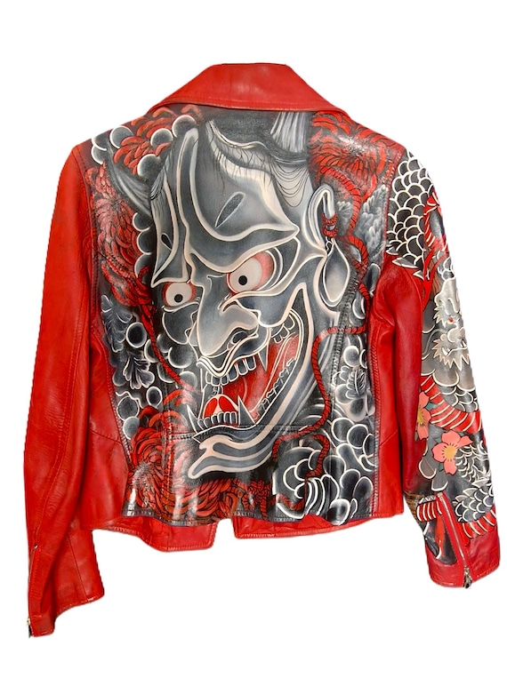 Vintage Dragon Tattoo Leather Jacket 八の字 Vintage Dragon Tattoo Leather Jacket 八の字 【公式通販】
