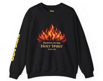 Bidden in de Heilige Geest Jude 1:20 sweater met ronde hals