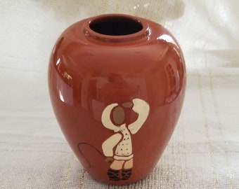 Alaska Cook Inlet Clay Vase