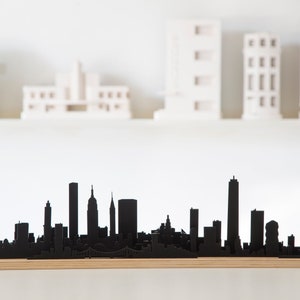 Formas da silhueta de NOVA YORK | Horizonte 3D de NYC | Construa um diorama minimalista de Manhattan para brincar ou decorar! | Presente de arquiteto
