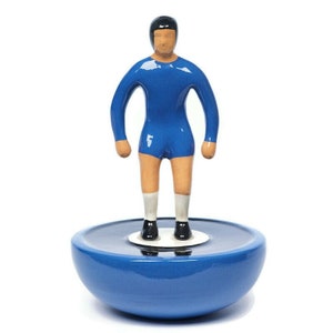 Classic Italia International Ceramic Soccer Player Statue | 100% handmade | Retro style | 30cm tall Gift Football Figure | Home Decor