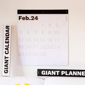 Giant Wall Calendar for the Year 2024 Limited Edition - Etsy