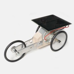 Helio The Solar Toy Car | Solar Panel-powered Toy Car of the Past, Present and Future | Autonomous | Limited Edition | 13cm long
