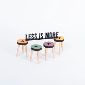 Less Is More Acrylic Quote: Mies van der Rohe Inspired Decor