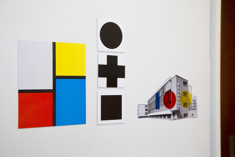 Bauhaus Dessau Building 6-piece Fridge Magnet A Staatliches Bauhaus School Puzzle to Decorate 1919-2019 Centenary Gift image 8