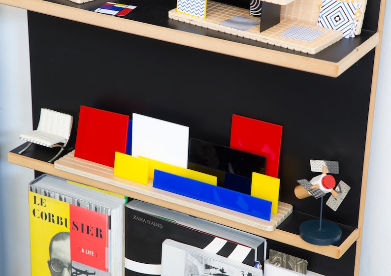 Shapes of MONDRIAN A 3D Diorama to create artworks inspired in Neoplasticism and De Stijl To play, educate & decorate Modern Art Gift image 7