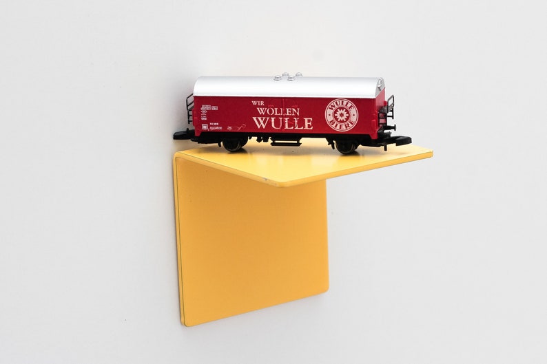 FLOT Metal Floating Wall Shelves Pack of 31 Lshaped Flat Ledge Bracket