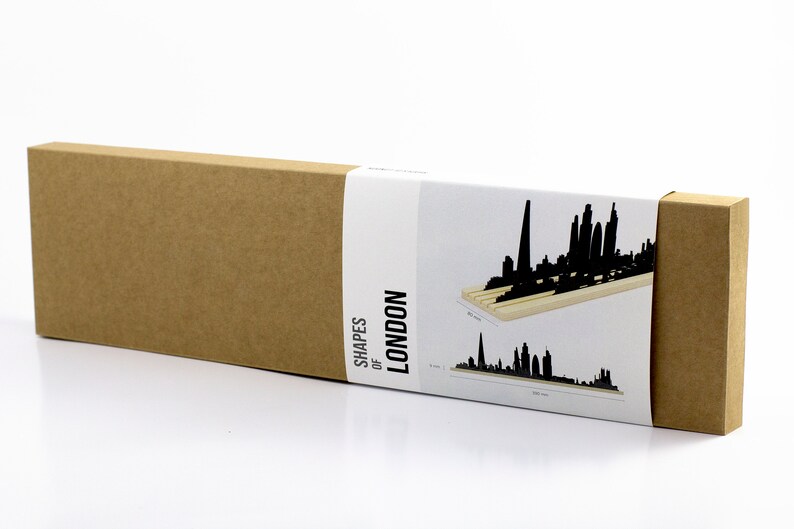 Shapes of LONDON Skyline Silhouette Cityscape With Movable Etsy