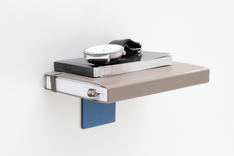 FLOT Metal Floating Wall Shelves Pack of 31 Lshaped Flat Ledge Bracket