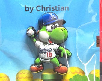 Yoshi Dodger emaille 3D-pincode