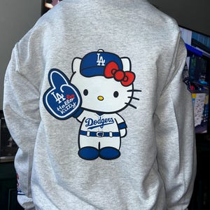 LA Dodgers Hello Kitty Hoodie image 5