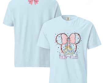 Comfortabel Disney-T-shirt, familie-uitstapje, meidenreis