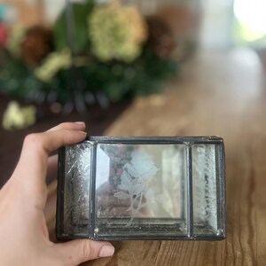 Glass Match Box