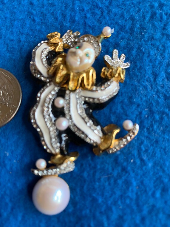 KJL clown pin