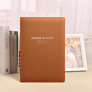 Personalized Wedding Guest Book With Rounded Corner, Custom Polaroid Guest Book, Instax Memory Book, Instant Photo Guest Book
