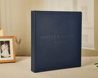 Rounder Corner Photo Album with Sleeves for 200-1000 4x6&quot; / 10x15cm Photos, Custom Wedding Slip In Photo book, Personalized Memory Book
