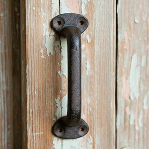 Drawer Pull, Cast Iron Vintage Farmhouse Cabinet Hardware, 5.8"