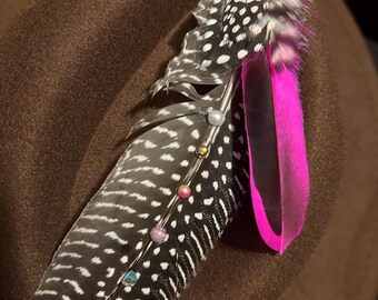 Pink and Black Feathered Hat Accessory Amazon.com: Nicky Bigs Novelties Flamingo Hat, Pink Flamingo  main image 2