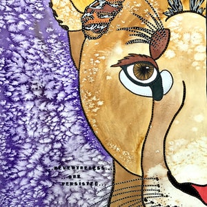 Löwe Kunstdruck - Löwe Kunstdruck - Löwin Kunstdruck - Löwin Poster - Löwin Aquarell - Löwe Aquarell - Löwen Gemälde - Löwen Dekor