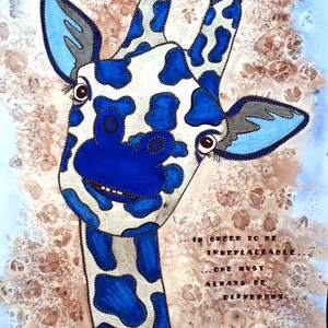 Giraffe Print - Giraffe Painting - Animal Painting - Giraffe Watercolor - Giraffe Art - Giraffe Decor - Giraffe - Art Prints - Watercolor