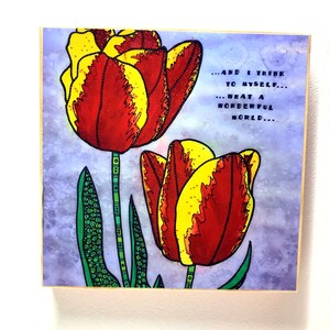 Tulips Wall Art - Tulip Wall Art - Tulip Watercolor - Tulip Lover - Tulips Painting - Tulip Print