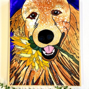 Dog Art - Pet Artwork - Golden Retriever Painting - Dog Artwork - Dog Paintings - Retriever Artwork - Dog Paintings - Labs - Dogs - Pets