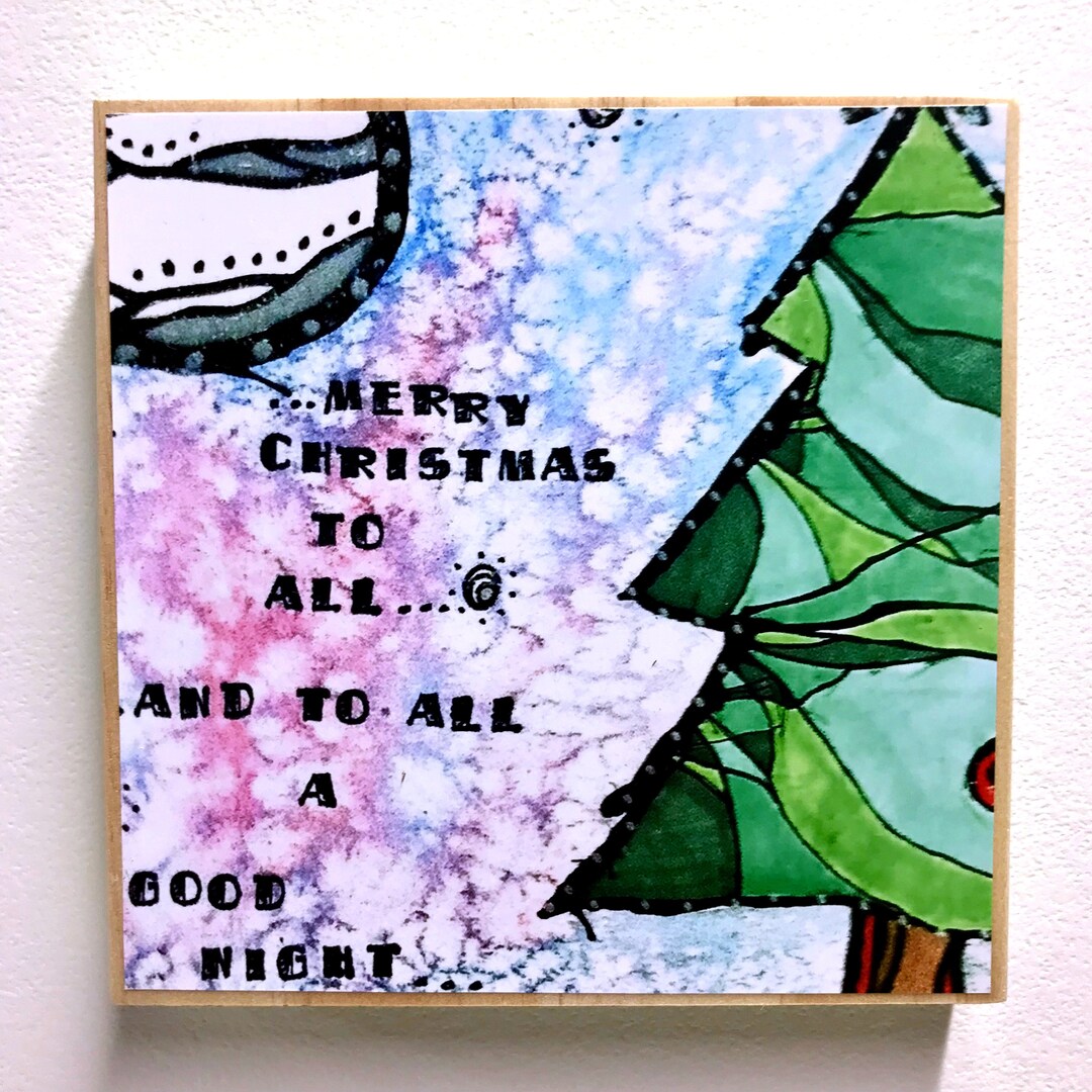 Christmas Art Christmas Decoration Christmas Art Etsy
