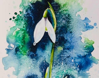 DAY CLASS Morning Flower Dew Watercolor Class with Tia - Thursday July 9, 2026, 1-230pm Grand Rapids MI only