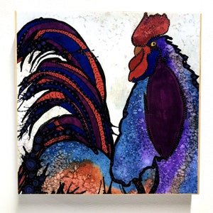 Rooster Wall Art - Rooster - Rooster Print - Rooster Art - Rooster Painting - Chicken Art - Chicken Wall Art