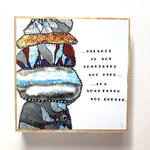 Stacked Rocks Watercolor Painting - Rock Art - Balance Art - Cairn Painting - Watercolor Rocks - Stone Watercolor - Stone Artwork - Stones