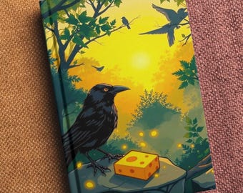 泥棒カラスとずる賢いワニ、子供向けイラスト電子書籍、子供向け動物道徳物語PDF