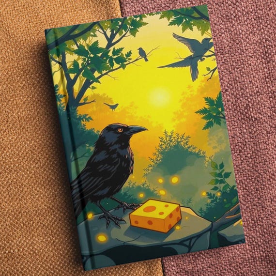 The Thief Crow and the Cunning Crocodile , Illustrated Kids Ebook , Animal Moral Story PDF for Children