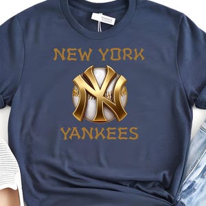 Golden New York Yankees T-Shirt: Baseball Fan Apparel