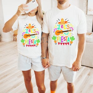 Comfort Colors Let&#39;s Fiesta Shirt: Cinco De Mayo Tee
