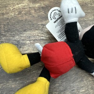 Vintage Mickey Mouse Plush Mickey Unlimited Applause Soft Toy with Tags Classic image 12
