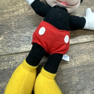 Vintage Mickey Mouse Plush Mickey Unlimited Applause Soft Toy with Tags Classic image 9