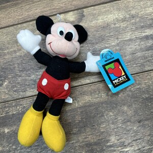 Vintage Mickey Mouse Plush Mickey Unlimited Applause Soft Toy with Tags Classic image 2