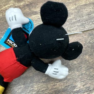 Vintage Mickey Mouse Plush Mickey Unlimited Applause Soft Toy with Tags Classic image 13