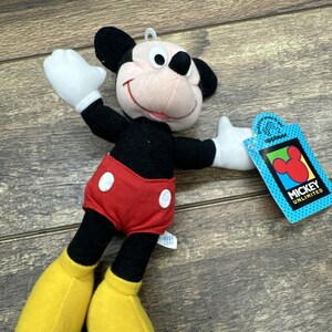 Vintage Mickey Mouse Plush Mickey Unlimited Applause Soft Toy with Tags Classic image 10