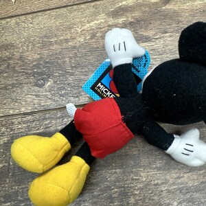Vintage Mickey Mouse Plush Mickey Unlimited Applause Soft Toy with Tags Classic image 15