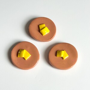 Pancakes Magnet / handmade Polymer Clay fridge decor / cute miniature food dessert / gift