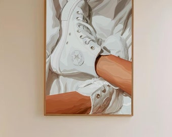Digital Art Converse Print