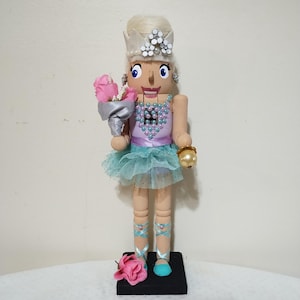 Nutcrackers 14&quot; Hand Painted Ballerina Gift Collection Wood Embellished